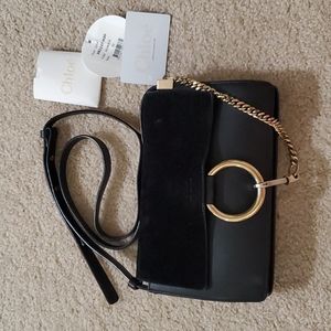 CHLOÉ Small Faye Leather Crossbody Bag